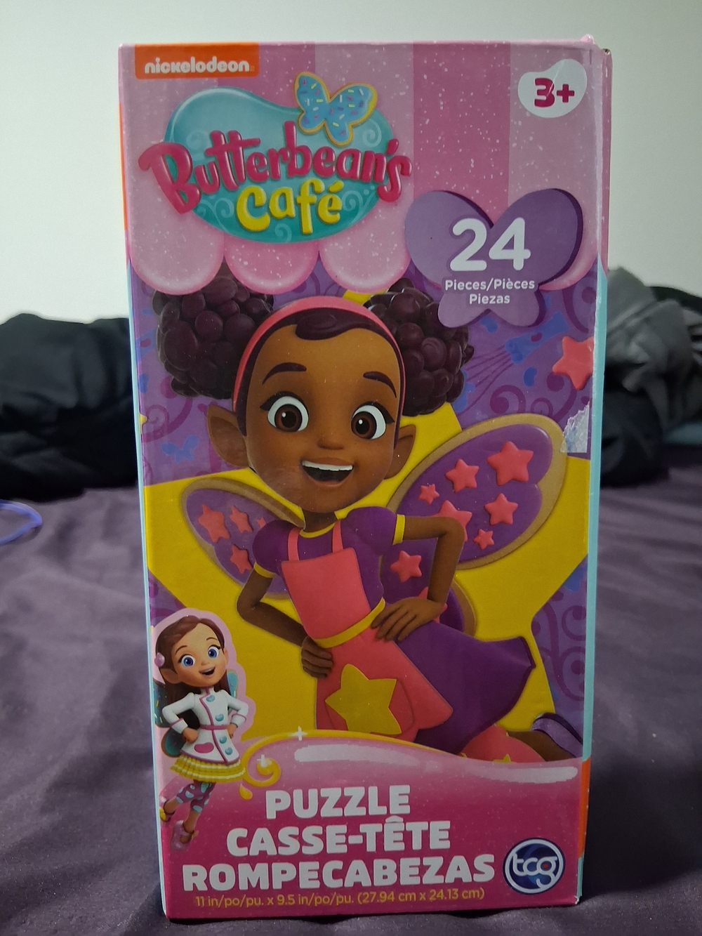 Kids 24-Piece Puzzle - Purple & Pink